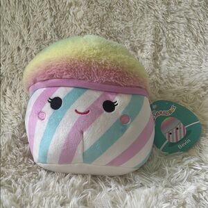 Squishmallows Bevin Pastel Striped Plush